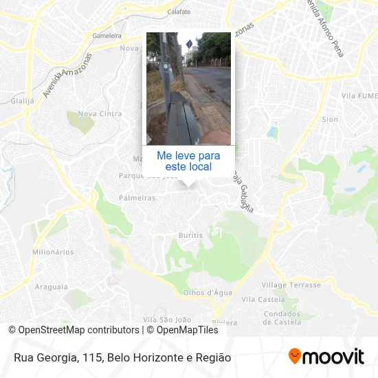 Rua Georgia, 115 mapa