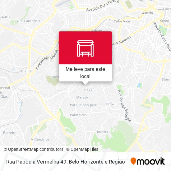 Rua Papoula Vermelha 49 mapa