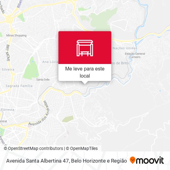 Avenida Santa Albertina 47 mapa