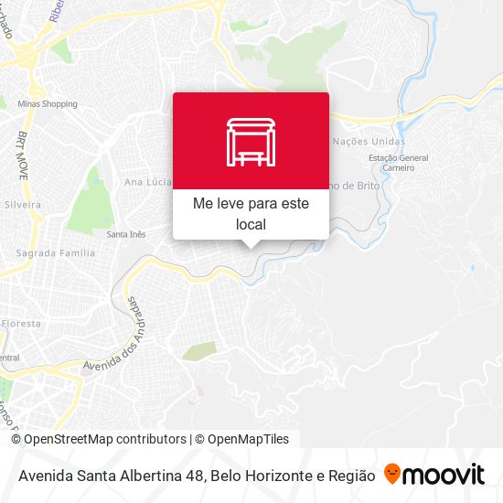 Avenida Santa Albertina 48 mapa