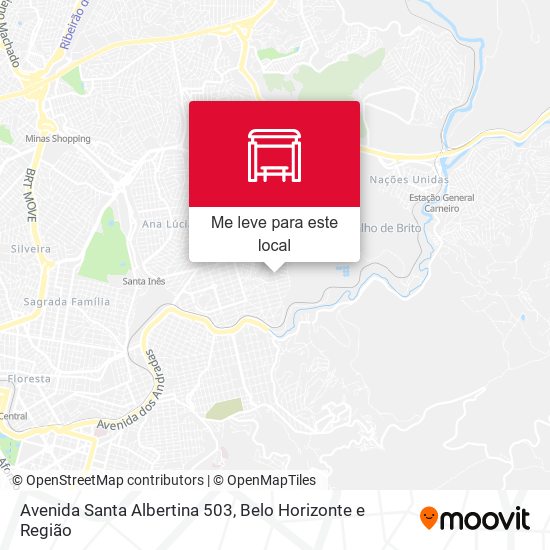 Avenida Santa Albertina 503 mapa