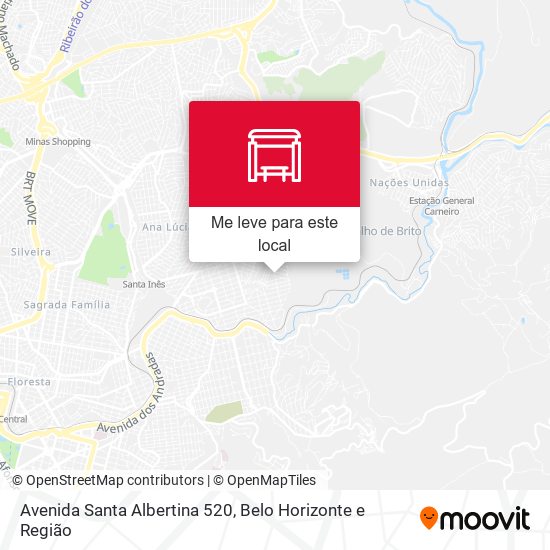 Avenida Santa Albertina 520 mapa
