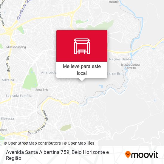 Avenida Santa Albertina 759 mapa