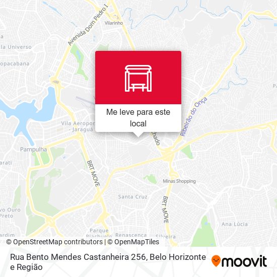 Rua Bento Mendes Castanheira 256 mapa