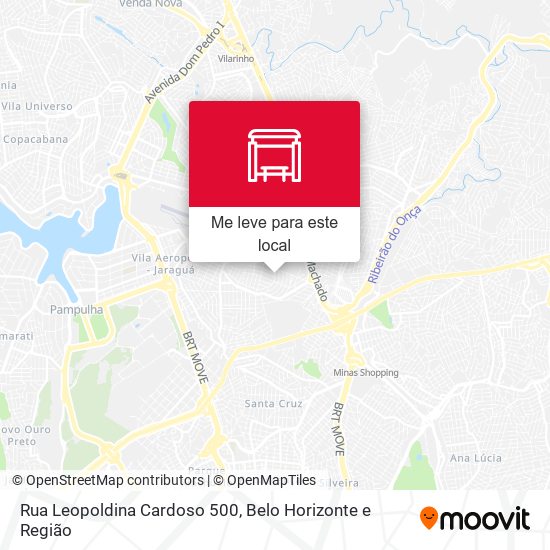 Rua Leopoldina Cardoso 500 mapa