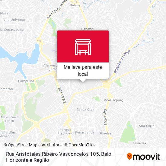 Rua Aristoteles Ribeiro Vasconcelos 105 mapa