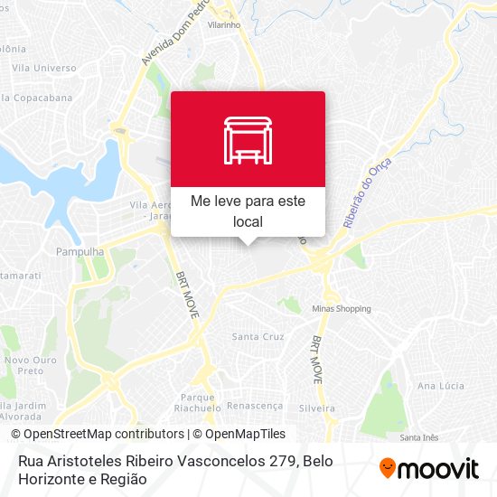 Rua Aristoteles Ribeiro Vasconcelos 279 mapa