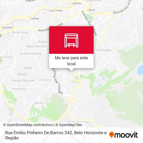 Rua Emilio Pinheiro De Barros 342 mapa