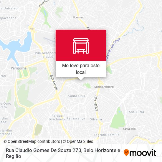 Rua Claudio Gomes De Souza 270 mapa