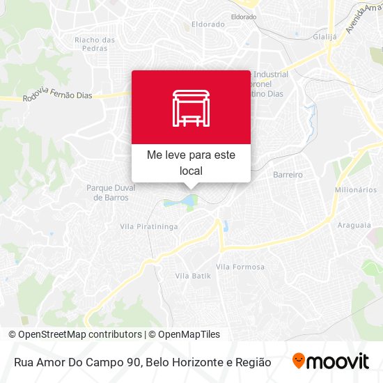 Rua Amor Do Campo 90 mapa
