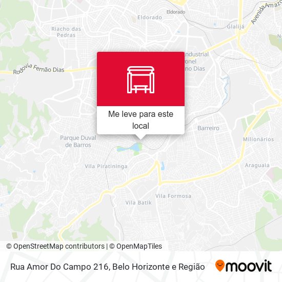 Rua Amor Do Campo 216 mapa