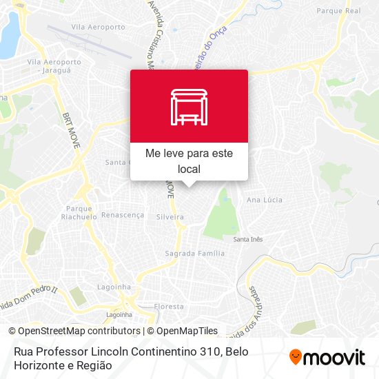 Rua Professor Lincoln Continentino 310 mapa