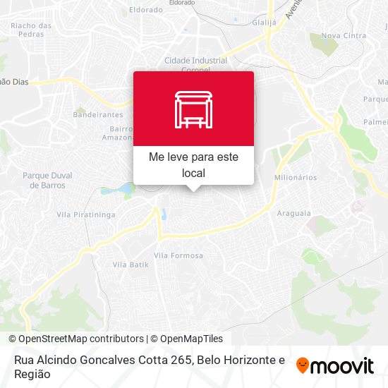 Rua Alcindo Goncalves Cotta 265 mapa