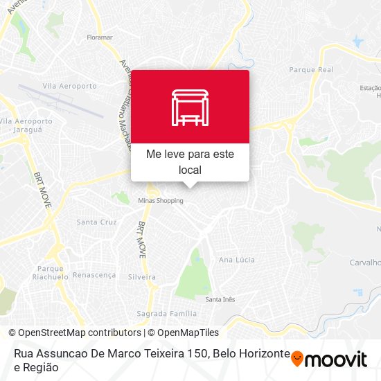 Rua Assuncao De Marco Teixeira 150 mapa