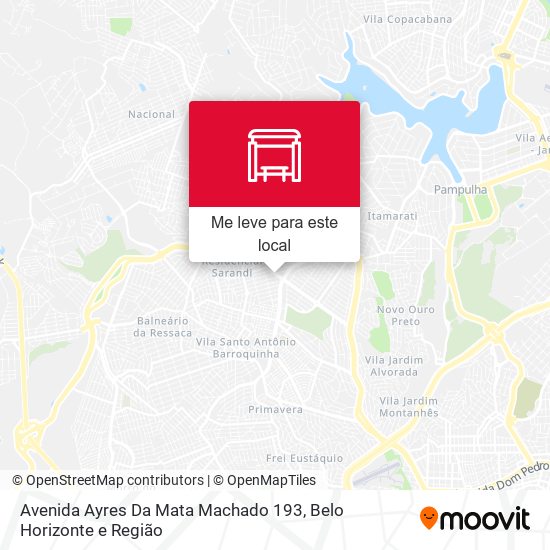 Avenida Ayres Da Mata Machado 193 mapa