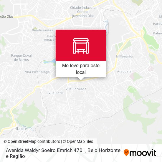 Avenida Waldyr Soeiro Emrich 4701 mapa