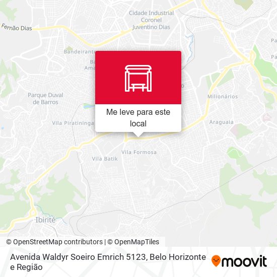 Avenida Waldyr Soeiro Emrich 5123 mapa
