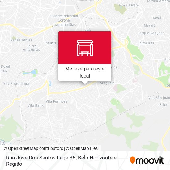 Rua Jose Dos Santos Lage 35 mapa