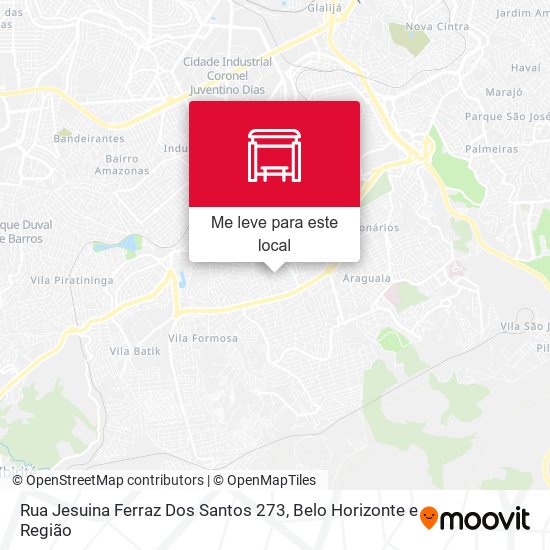 Rua Jesuina Ferraz Dos Santos 273 mapa