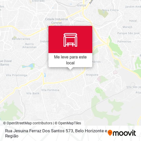 Rua Jesuina Ferraz Dos Santos 573 mapa
