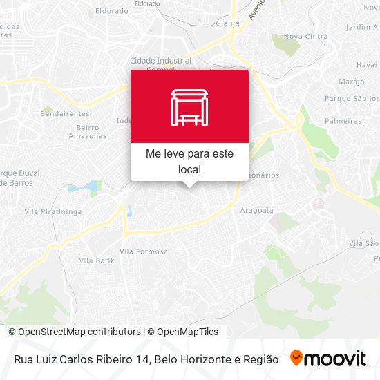 Rua Luiz Carlos Ribeiro 14 mapa