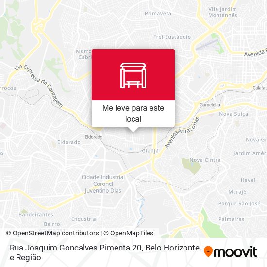 Rua Joaquim Goncalves Pimenta 20 mapa