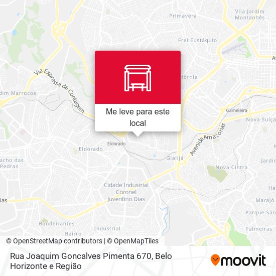 Rua Joaquim Goncalves Pimenta 670 mapa
