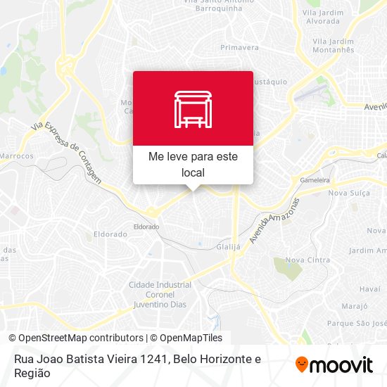 Rua Joao Batista Vieira 1241 mapa
