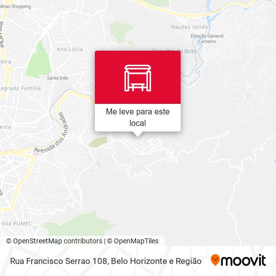 Rua Francisco Serrao 108 mapa