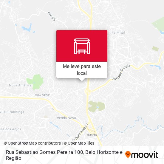 Rua Sebastiao Gomes Pereira 100 mapa