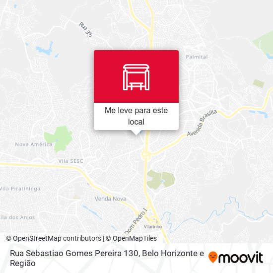 Rua Sebastiao Gomes Pereira 130 mapa