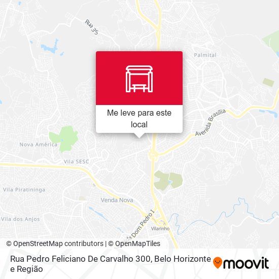 Rua Pedro Feliciano De Carvalho 300 mapa