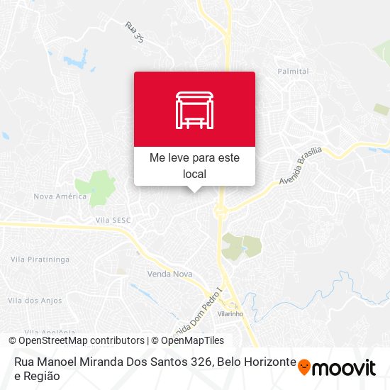 Rua Manoel Miranda Dos Santos 326 mapa