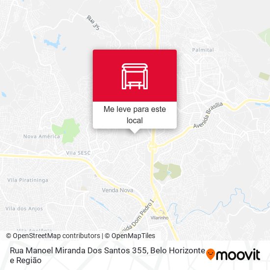 Rua Manoel Miranda Dos Santos 355 mapa