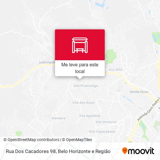 Rua Dos Cacadores 98 mapa