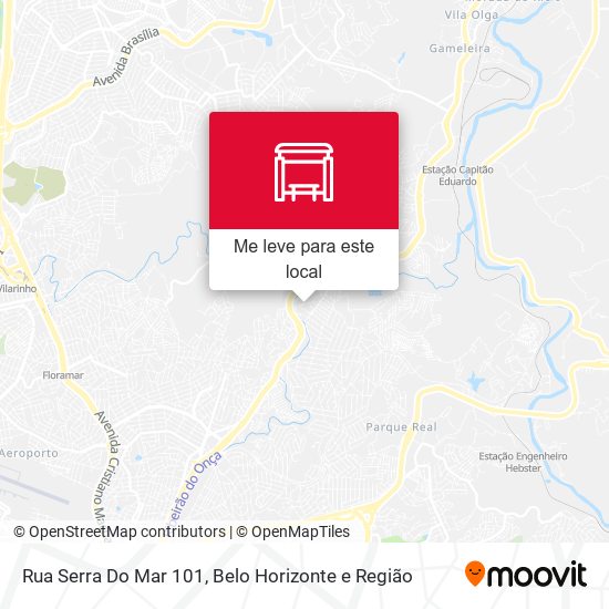 Rua Serra Do Mar 101 mapa