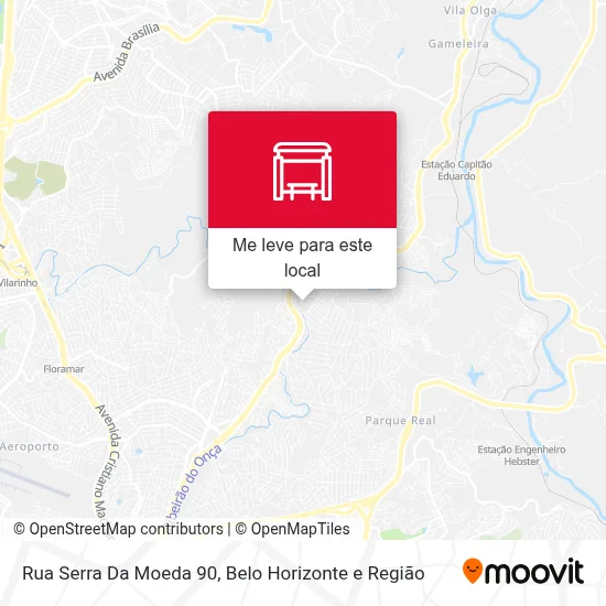 Rua Serra Da Moeda 90 mapa