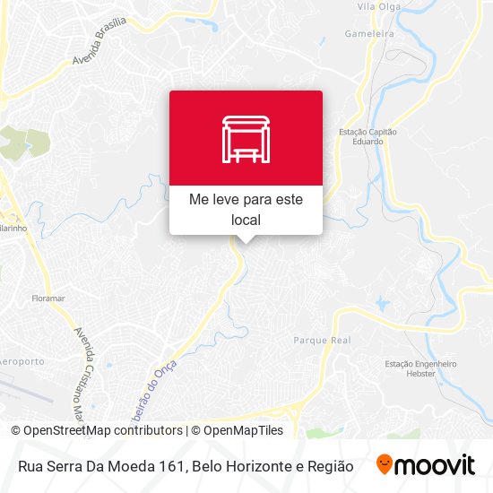 Rua Serra Da Moeda 161 mapa