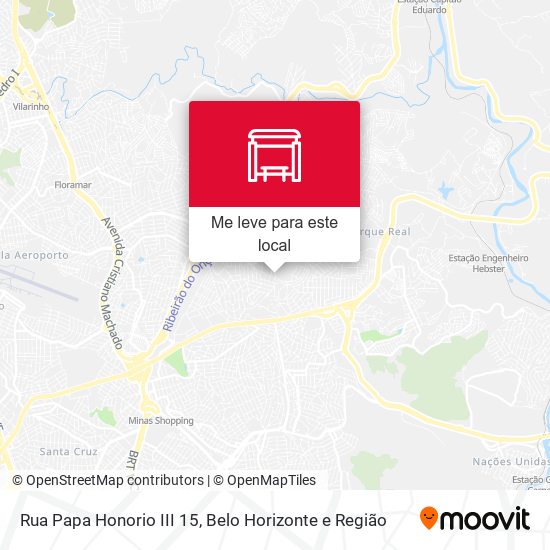 Rua Papa Honorio III 15 mapa