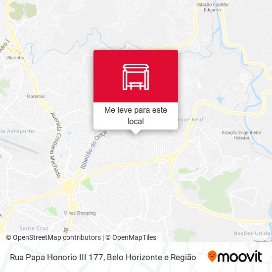 Rua Papa Honorio III 177 mapa