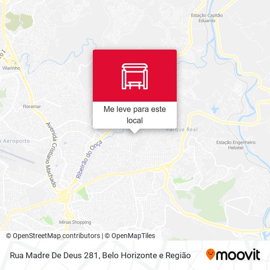 Rua Madre De Deus 281 mapa