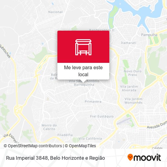 Rua Imperial 3848 mapa