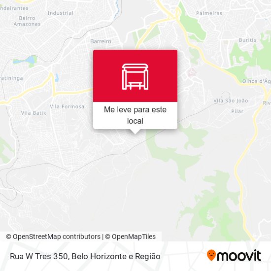 Rua W Tres 350 mapa