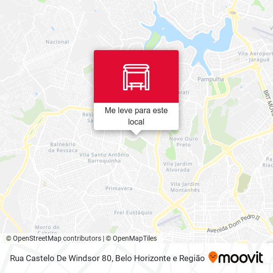 Rua Castelo De Windsor 80 mapa