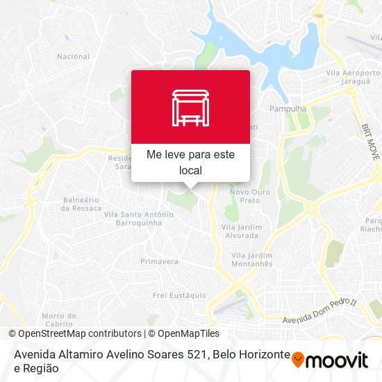 Avenida Altamiro Avelino Soares 521 mapa