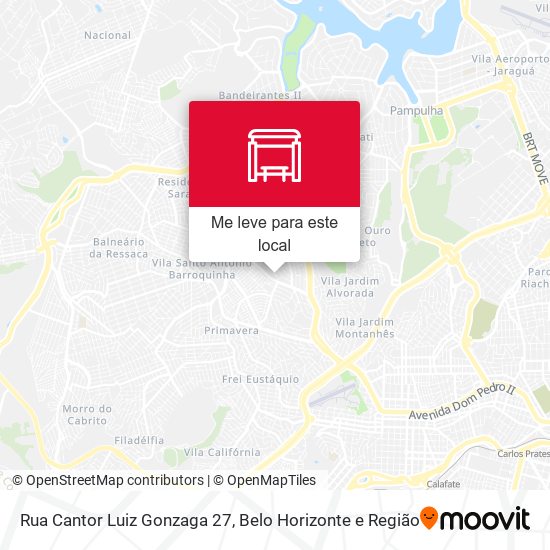 Rua Cantor Luiz Gonzaga 27 mapa