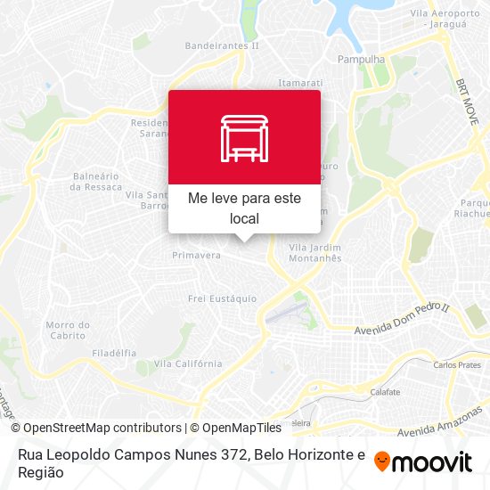 Rua Leopoldo Campos Nunes 372 mapa