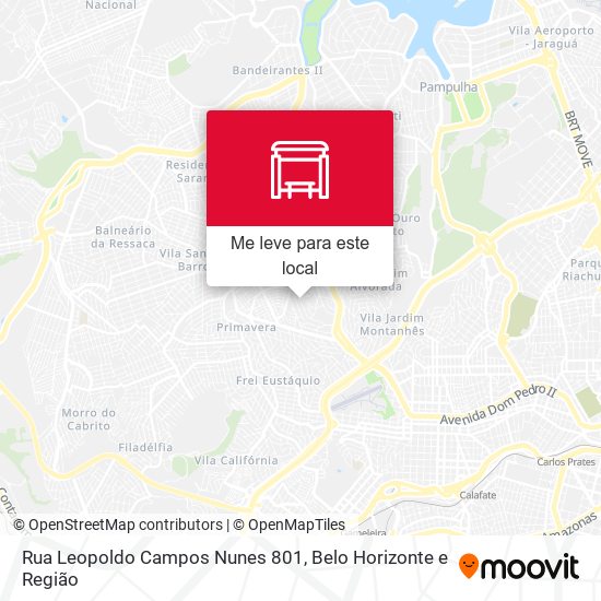 Rua Leopoldo Campos Nunes 801 mapa