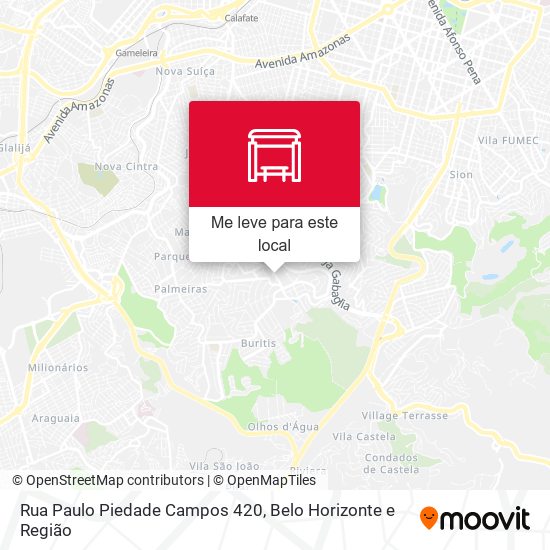 Rua Paulo Piedade Campos 420 mapa