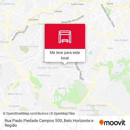 Rua Paulo Piedade Campos 500 mapa